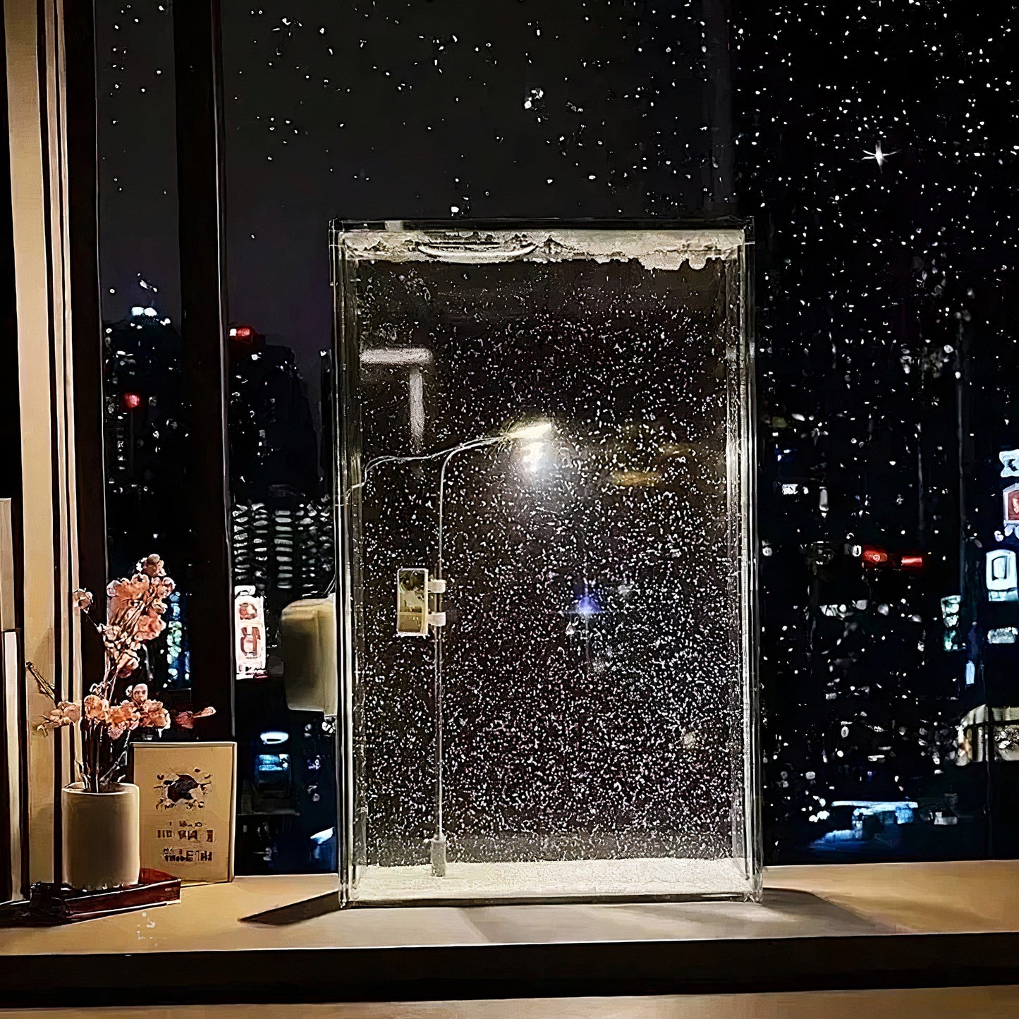 Snowfall Lamp Handmade