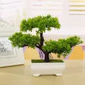 Green Artificial Bonsai Decorative Flowers Plants