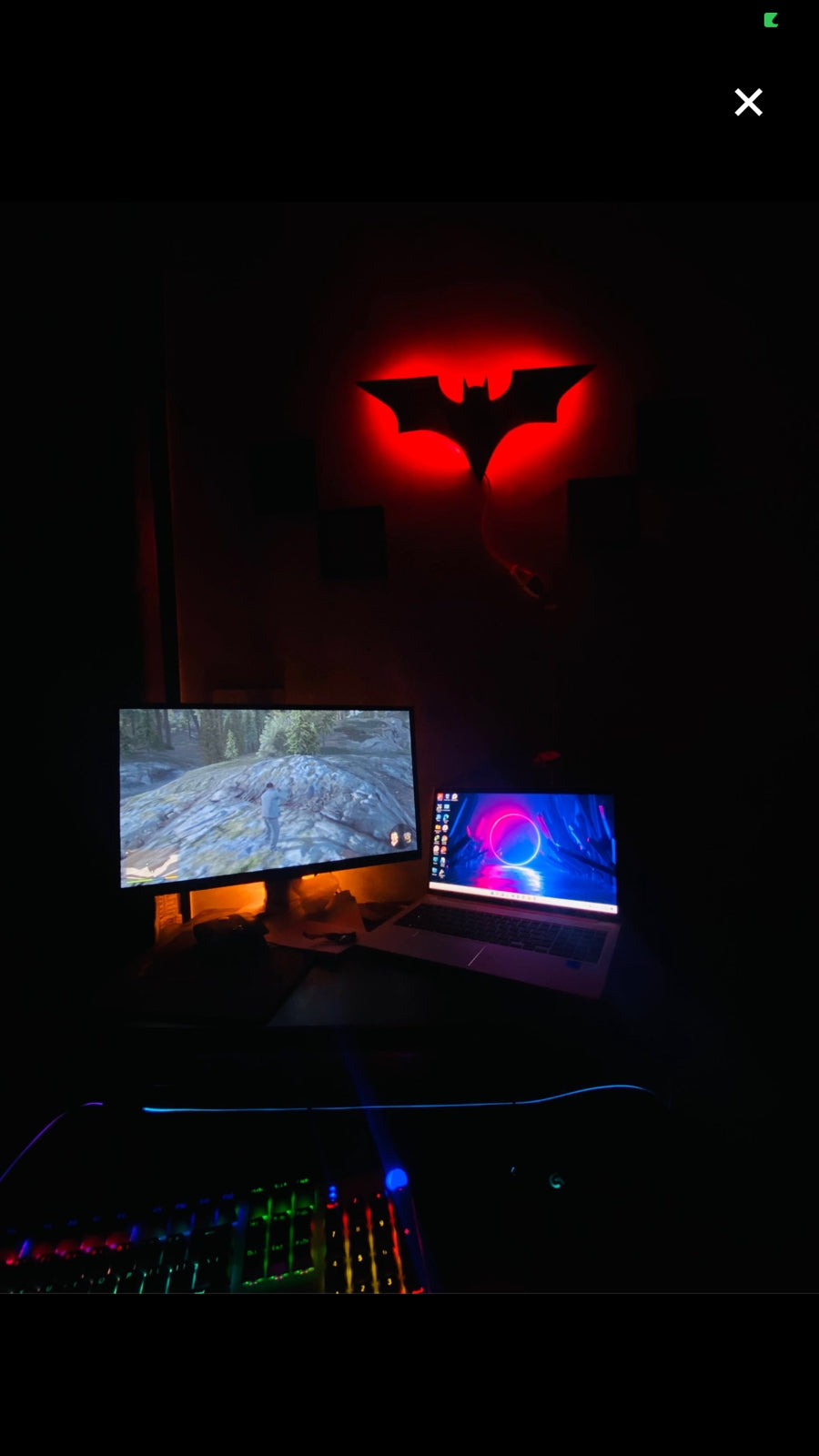 3D Batman Led Wall Lamp