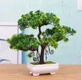 Green Artificial Bonsai Decorative Flowers Plants